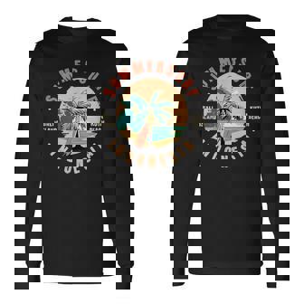 夏のサーフ、バリ島、クタビーチ、インドネシア旅行 長袖Tシャツ - Kawaiitshirt