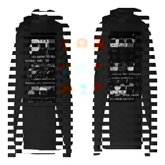 夏祭り ひょっとこ うちわ 太鼓 水風船 花火 金魚すくい たこ焼き かき氷 りんご飴 長袖Tシャツ - Kawaiitshirt