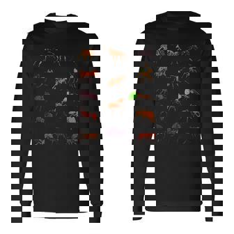 多くの種類のアリ 長袖Tシャツ - Kawaiitshirt