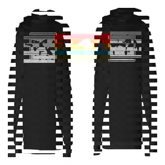 大相撲力士ポーズ相撲扇子 長袖Tシャツ - Kawaiitshirt