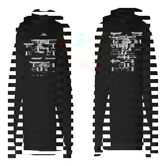 大阪、観光名所、城、神社、寺、日本を描く 長袖Tシャツ - Kawaiitshirt