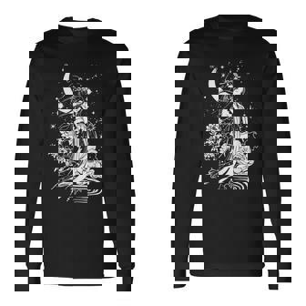 天照 天神 魔術 日本 神 長袖Tシャツ - Kawaiitshirt