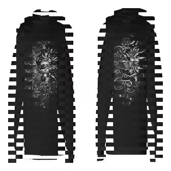 太陽と月 グラフィックtシャツ メンズ レディース ボーイズ ガールズ 長袖Tシャツ - Kawaiitshirt