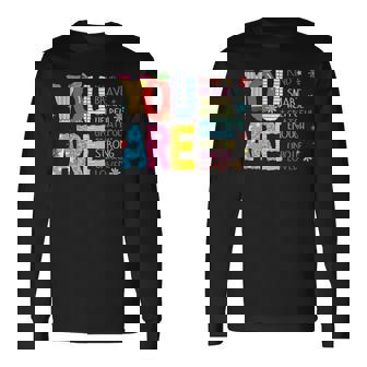 学校の初日に、あなたは素敵で、勇敢で、インスピレーションを与える先生です。 長袖Tシャツ - Kawaiitshirt