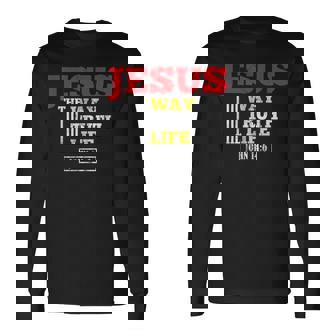 宗教信仰の信仰のためのキリスト教の聖句 長袖Tシャツ - Kawaiitshirt