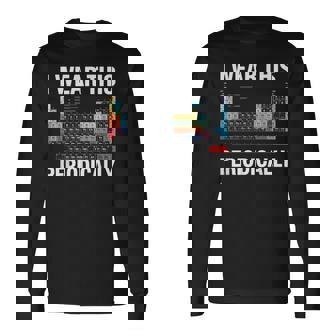 定期的におもしろい 化学 理科 先生 ギフト 長袖Tシャツ - Kawaiitshirt