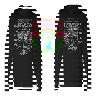 家父長制を破壊するのは地球ではない フェミニストへの贈り物 フェミニズム 長袖Tシャツ - Kawaiitshirt