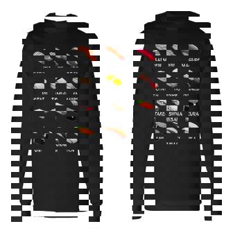 寿司料理日本料理カワイイギフト 長袖Tシャツ - Kawaiitshirt