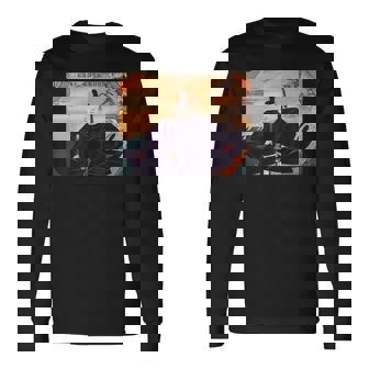 将軍 徳川家康 長袖Tシャツ - Kawaiitshirt