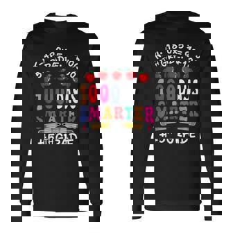 小学5年生 ハッピー1000デイズ スマーター・スクール 教師 生徒 長袖Tシャツ - Kawaiitshirt