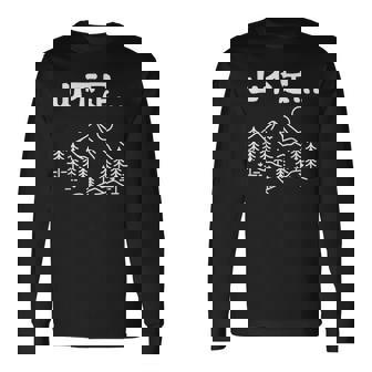 山不足 ハイキング 登山家 趣味 アウトドア 登山好き 山登り好き ギャグ おもしろ 長袖Tシャツ - Kawaiitshirt