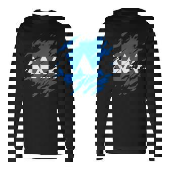 山形県旗 長袖Tシャツ - Kawaiitshirt