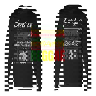 平和 レゲエ音楽 ラスタ ジャマイカ 長袖Tシャツ - Kawaiitshirt