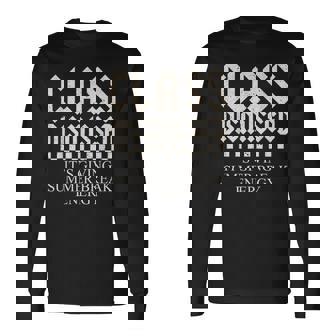 年末の先生は夏休みのエネルギーを与えています 長袖Tシャツ - Kawaiitshirt