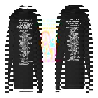 年老いたヒッピーがグルーヴィーな祖父母を作る 長袖Tシャツ - Kawaiitshirt