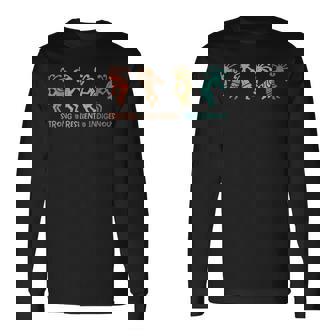 強靭で弾力性のある先住民のココペリ 長袖Tシャツ - Kawaiitshirt