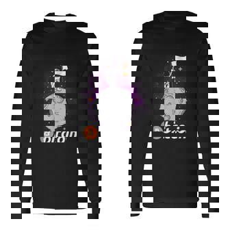 当社が信頼するビットコイン 長袖Tシャツ - Kawaiitshirt