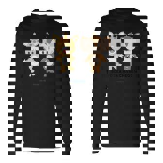 快獣ブースカシリーズ イラスト ブースカ&チャメゴン 長袖Tシャツ - Kawaiitshirt