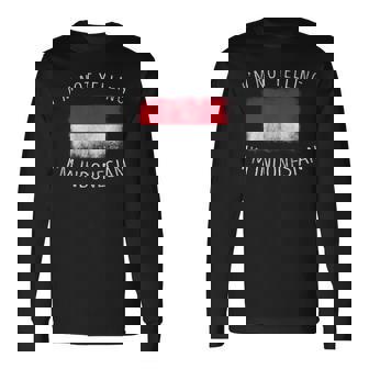 怒鳴ってないよ、私はインドネシア人だ-面白いインドネシアプライド 長袖Tシャツ - Kawaiitshirt