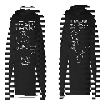 恐竜 駄洒落 ティーレックス おもしろい ジョーク 皮肉 長袖Tシャツ - Kawaiitshirt