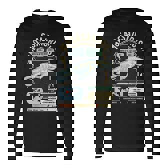 恐竜の事実 モササウルスの科学と解剖学のギフト 長袖Tシャツ - Kawaiitshirt