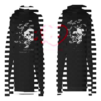 愛しすぎて大好きすぎる。 ペアデザイン にゃんこ 長袖Tシャツ - Kawaiitshirt