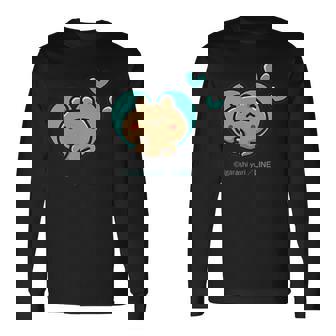 愛しすぎて大好きすぎる。ペアデザイン２くま 長袖Tシャツ - Kawaiitshirt