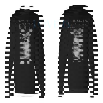 愛はコーギー 長袖Tシャツ - Kawaiitshirt