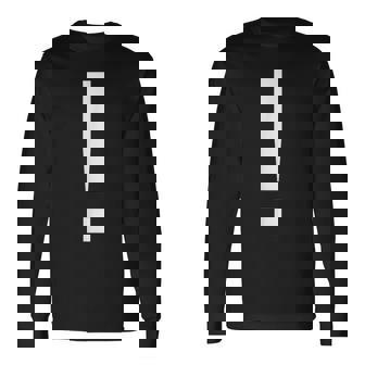 感嘆符シンボル句読マーク 長袖Tシャツ - Kawaiitshirt