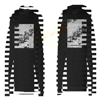 戦車男天安門広場民主主義抗議中国1989年 長袖Tシャツ - Kawaiitshirt