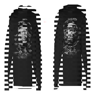 手描き チェ ゲバラ 長袖Tシャツ - Kawaiitshirt