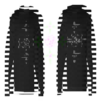 手毬ペンタス 長袖Tシャツ - Kawaiitshirt