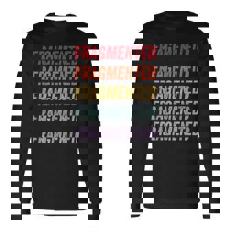 断片化 長袖Tシャツ - Kawaiitshirt