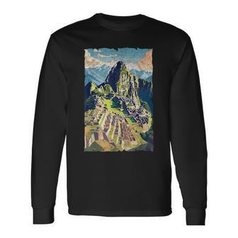 旅行 ペルー リマ マチュ ピチュ クスコ 家族 バケーション お土産 長袖Tシャツ - Kawaiitshirt