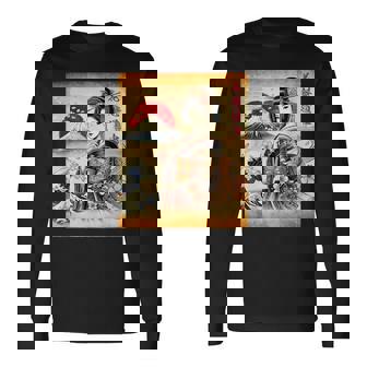 日本の伝統の優雅さ 長袖Tシャツ - Kawaiitshirt