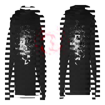 日本の陰陽鯉のアート。 長袖Tシャツ - Kawaiitshirt