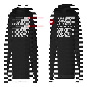 日本アイスホッケーチームフラッグスポーツ選手ファン 長袖Tシャツ - Kawaiitshirt