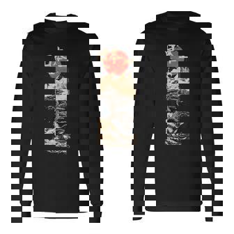 日本レトロヴェイパーウェイブ In Japan Grunge 90年代美学 長袖Tシャツ - Kawaiitshirt