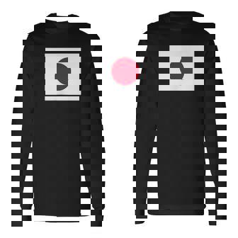 日本国旗 かっこいい日本ひのまる 日本国旗 メンズ レディース 長袖Tシャツ - Kawaiitshirt