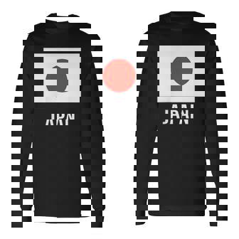 日本国旗シャツ 長袖Tシャツ - Kawaiitshirt