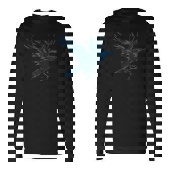 日本神道フィギュア八咫烏 長袖Tシャツ - Kawaiitshirt