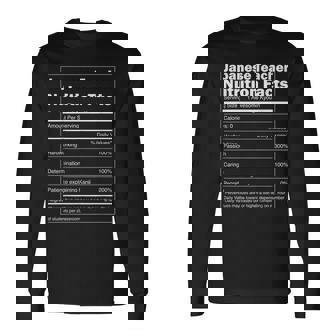 日本語 おもしろ栄養 日本教師 長袖Tシャツ - Kawaiitshirt