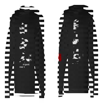 日本語 漢字 書道 自由の人 自由 長袖Tシャツ - Kawaiitshirt