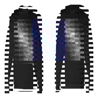 星空・宇宙・銀河《フルビッグプリント》【天体観測シリーズ】おしゃれ かっこいい デザイン 長袖Tシャツ - Kawaiitshirt