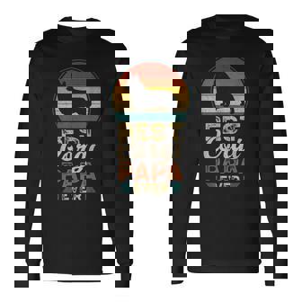 最高のコーギー・パパ、父の日 長袖Tシャツ - Kawaiitshirt