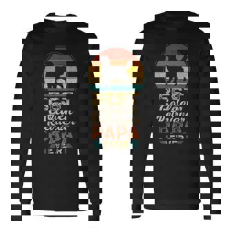 最高のゴールデンレトリバー・パパ、父の日 長袖Tシャツ - Kawaiitshirt