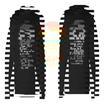 最高のフレンチ・パパ フレンチ・ブルドッグ 長袖Tシャツ - Kawaiitshirt