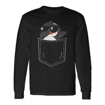 最高のペンギンデザイン メンズ レディース キッズ 動物 海鳥 鳥 長袖Tシャツ - Kawaiitshirt
