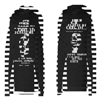 最高の父親にはヒゲがある 長袖Tシャツ - Kawaiitshirt