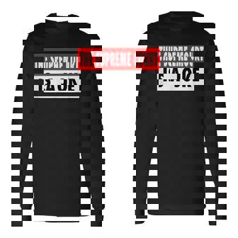 最高裁判所なんて冗談だよ最高に間違ってるシュープリームスのミーム 長袖Tシャツ - Kawaiitshirt